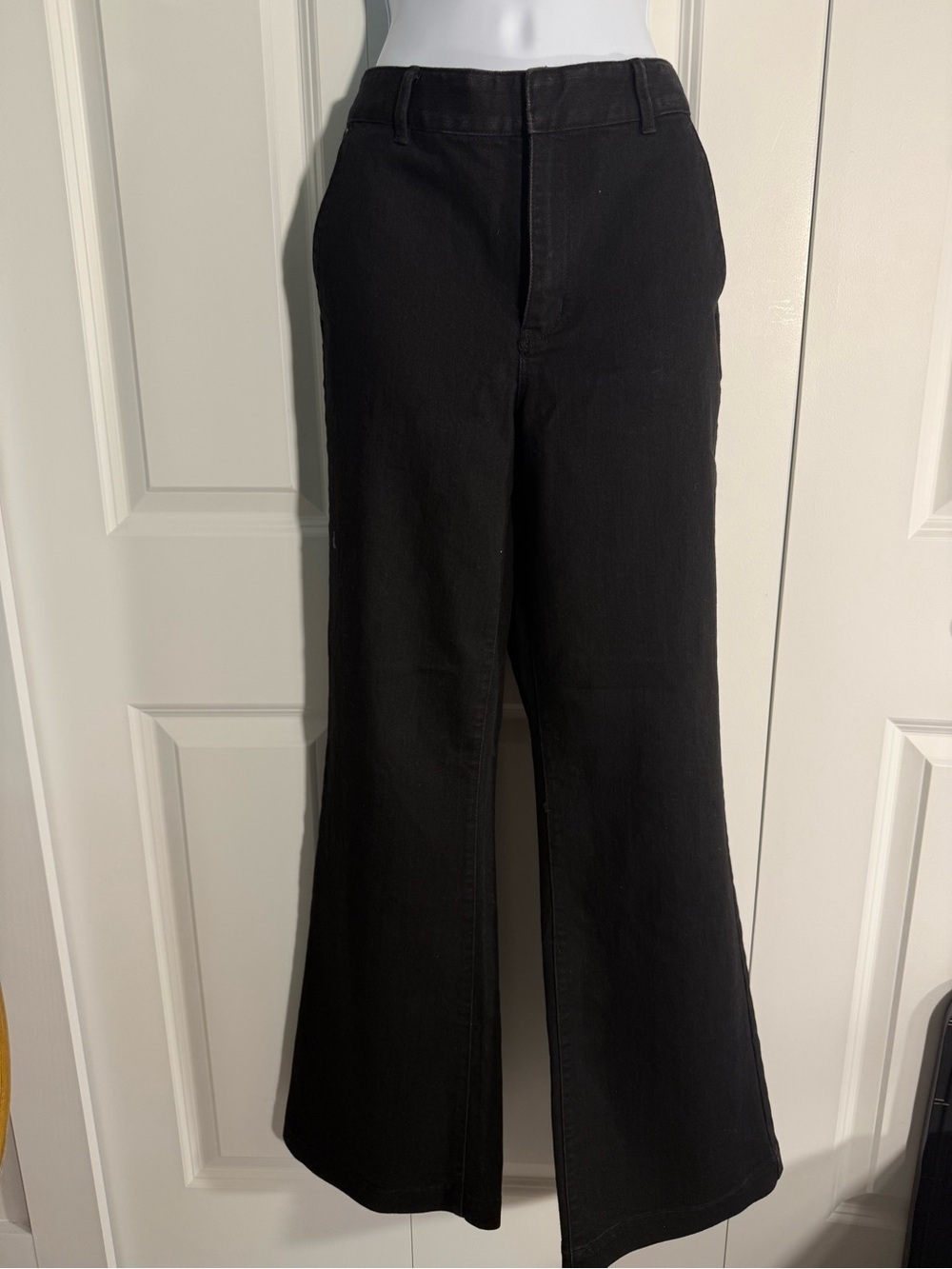 Coldwater Creek Black Wide Leg Jeans